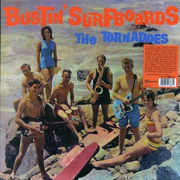 The Tornadoes Bustin' Surfboards Clear Vinyl Record Limited Edition 500 Numbered - Picture 3 of 6